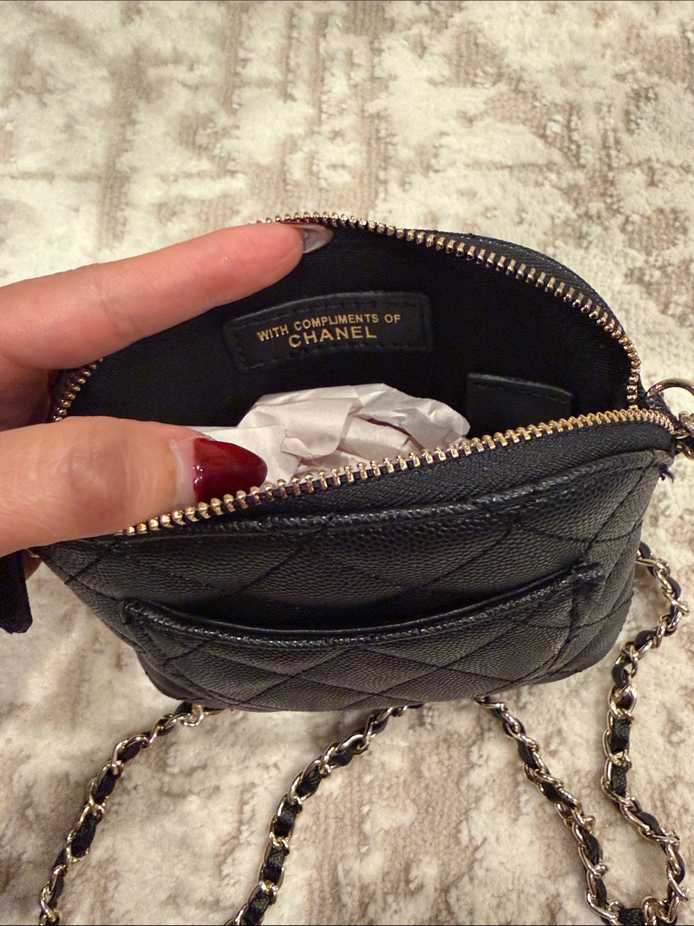 Chanel Makeup Bag Mini (6” x 5”) - Picture 3 of 3